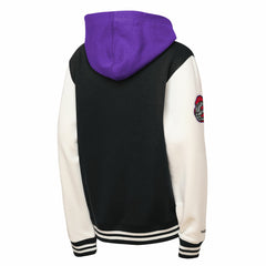 NBA Toronto Raptors Youth Hardwood Classics Courtside Fleece Full-Snap Hooded Jacket
