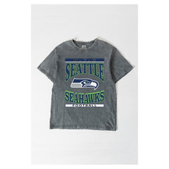 Gameday Couture Women's Oversized Classic Grind Washed T-Shirt - Seattle Seahawks