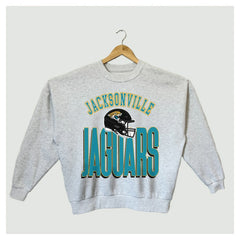 Gameday Couture Women's Fierce Focus Premium Oversized Fleece Pullover Sweatshirt - Jacksonville Jaguars