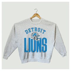 Gameday Couture Women's Fierce Focus Premium Oversized Fleece Pullover Sweatshirt - Detroit Lions