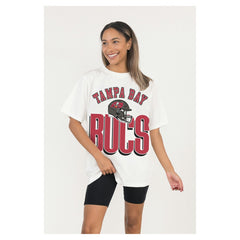 Gameday Couture Women's Oversized Classic Fierce Focus T-Shirt - Tampa Bay Buccaneers