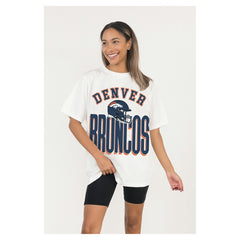 Gameday Couture Women's Oversized Classic Fierce Focus T-Shirt - Denver Broncos