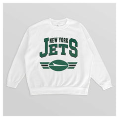 Gameday Couture Women's Swift Strike Premium Oversized Fleece Pullover Sweatshirt - New York Jets