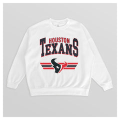 Gameday Couture Women's Swift Strike Premium Oversized Fleece Pullover Sweatshirt - Houston Texans