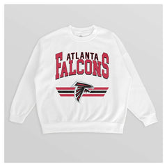 Gameday Couture Women's Swift Strike Premium Oversized Fleece Pullover Sweatshirt - Atlanta Falcons