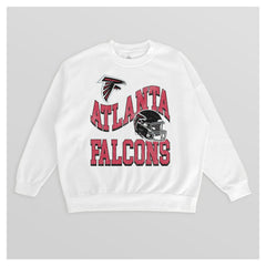 Gameday Couture Women's Oversized Hard Earned Premium Fleece Pullover Sweatshirt - Atlanta Falcons