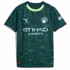 Manchester City x EA SPORTS FC Youth 2025/26 Fourth Jersey - Puma Green