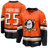 NHL Orange Ryan Poehling Anaheim Ducks Fanatics Home Breakaway Jersey
