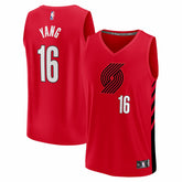 NBA Yang Hansen Portland Trail Blazers Fast Break Replica Jersey