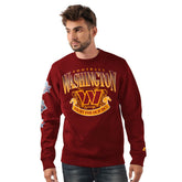 Starter Fight On Knit Crewneck Sweatshirt - Washington Commanders