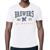 MLB Milwaukee Brewers Starter Distressed Logo T-Shirt