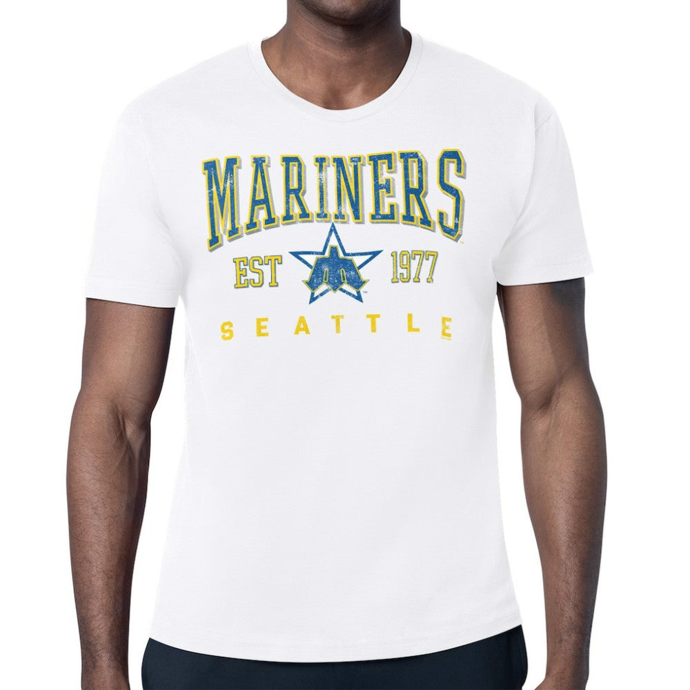 MLB Seattle Mariners Starter Distressed Logo T-Shirt