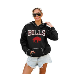 Gameday Couture Women's Studded Pullover Hoodie - Buffalo Bills