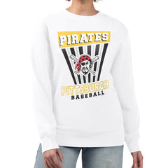 MLB Pittsburgh Pirates Starter Women's Poster Print Team Fleece Pullover Sweatshirt