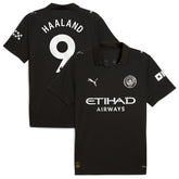 Erling Haaland Manchester City 2025/26 Away Replica Player Jersey - Puma Black