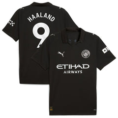 Erling Haaland Manchester City 2025/26 Away Replica Player Jersey - Puma Black