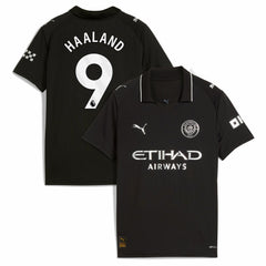 Erling Haaland Manchester City Youth 2025/26 Away Replica Player Jersey - Puma Black