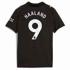 Erling Haaland Manchester City Youth 2025/26 Away Replica Player Jersey - Puma Black