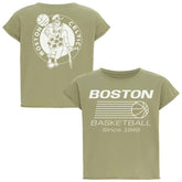 NBA Boston Celtics Sportiqe Women's Athletic Club Collection Alana Premium Cropped T-Shirt