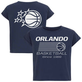 NBA Orlando Magic Sportiqe Women's Athletic Club Collection Alana Premium Cropped T-Shirt
