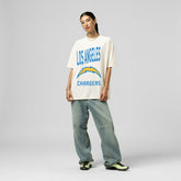 Women's Logo Rise Boyfriend T-Shirt - Los Angeles Chargers