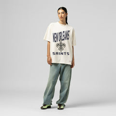 Women's Logo Rise Boyfriend T-Shirt - New Orleans Saints