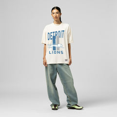 Women's Logo Rise Boyfriend T-Shirt - Detroit Lions