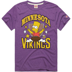 Homage x The Simpsons Unisex Tri-Blend T-Shirt - Minnesota Vikings