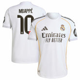 Kylian Mbappé Real Madrid 2025/26 Home Player Jersey - Adidas White