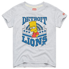Homage x The Simpsons Youth Tri-Blend T-Shirt - Detroit Lions