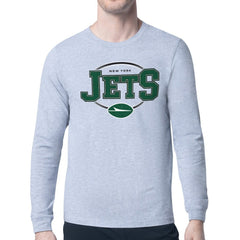 Starter Team Track Graphic Long Sleeve T-Shirt - New York Jets