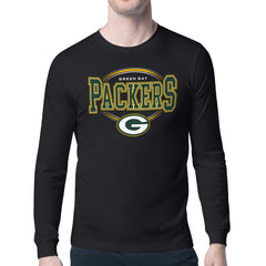 Starter Team Track Graphic Long Sleeve T-Shirt - Green Bay Packers