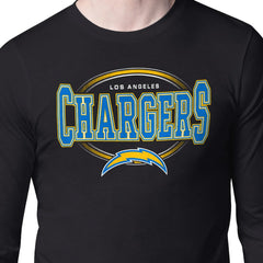 Starter Team Track Graphic Long Sleeve T-Shirt - Los Angeles Chargers