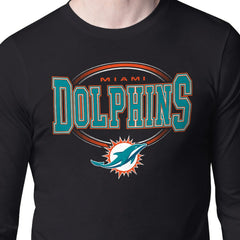 Starter Team Track Graphic Long Sleeve T-Shirt - Miami Dolphins