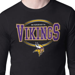 Starter Team Track Graphic Long Sleeve T-Shirt - Minnesota Vikings
