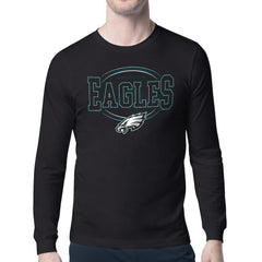 Starter Team Track Graphic Long Sleeve T-Shirt - Philadelphia Eagles