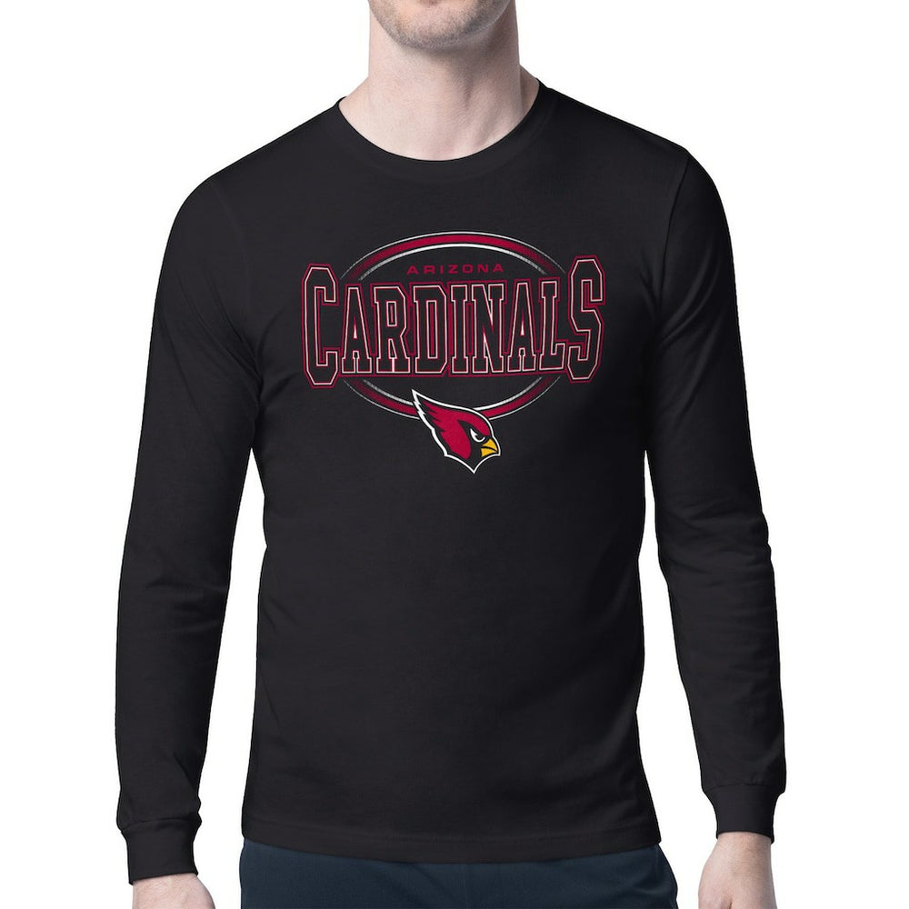 Starter Team Track Graphic Long Sleeve T-Shirt - Arizona Cardinals