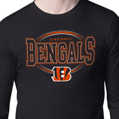Starter Team Track Graphic Long Sleeve T-Shirt - Cincinnati Bengals