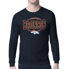 Starter Team Track Graphic Long Sleeve T-Shirt - Denver Broncos
