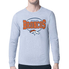 Starter Team Track Graphic Long Sleeve T-Shirt - Denver Broncos