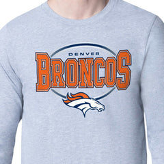 Starter Team Track Graphic Long Sleeve T-Shirt - Denver Broncos