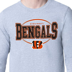 Starter Team Track Graphic Long Sleeve T-Shirt - Cincinnati Bengals