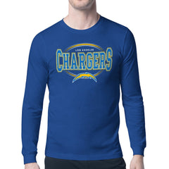 Starter Team Track Graphic Long Sleeve T-Shirt - Los Angeles Chargers