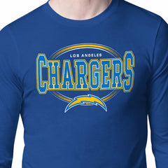 Starter Team Track Graphic Long Sleeve T-Shirt - Los Angeles Chargers