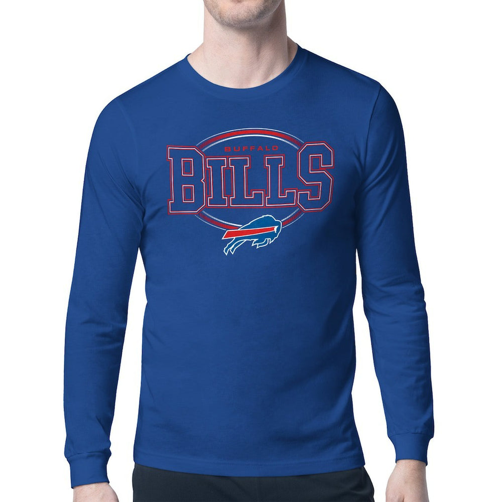 Starter Team Track Graphic Long Sleeve T-Shirt - Buffalo Bills