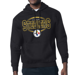 Starter Team Track Graphic Pullover Hoodie - Pittsburgh Steelers