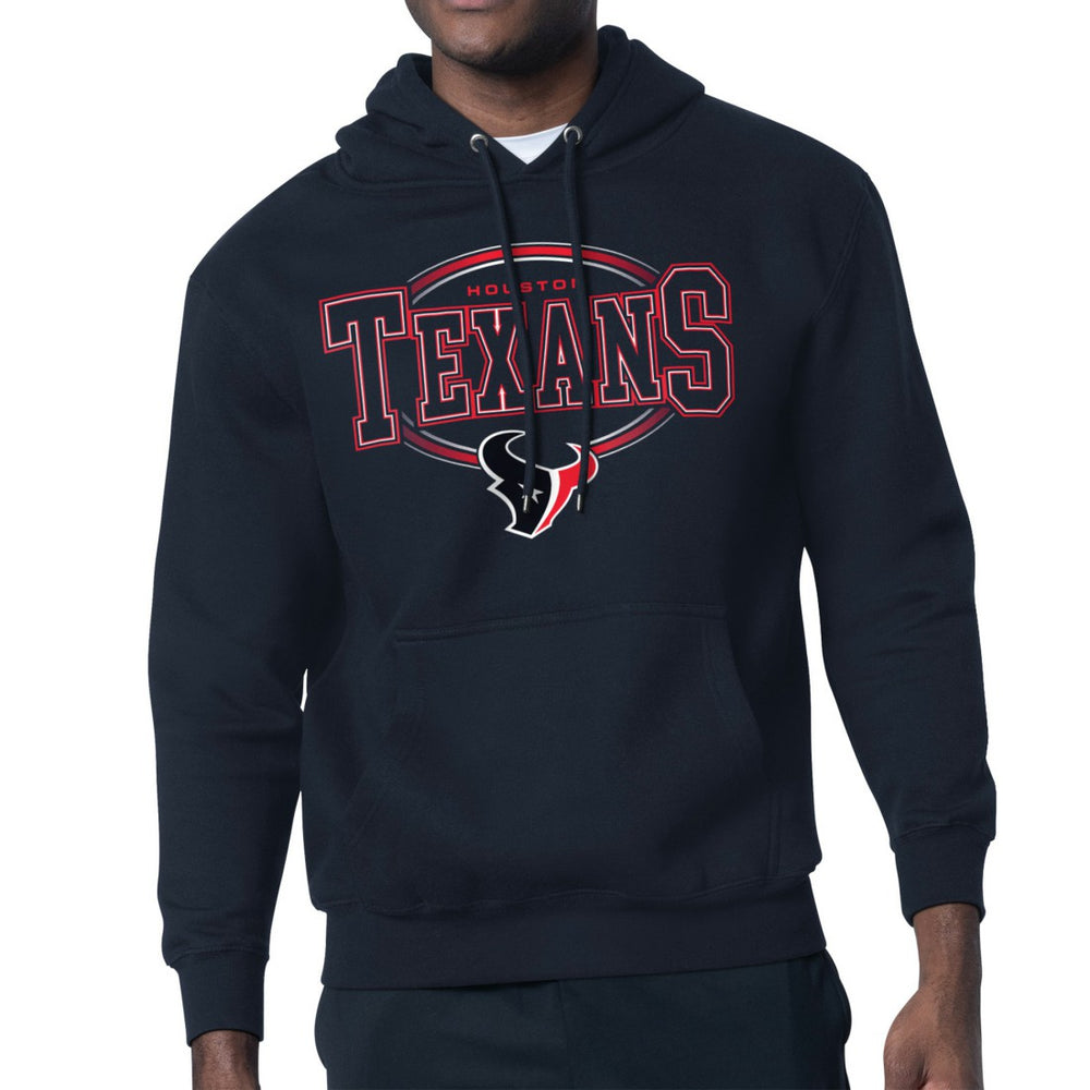 Starter Team Track Graphic Pullover Hoodie - Houston Texans