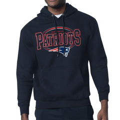 Starter Team Track Graphic Pullover Hoodie - New England Patriots