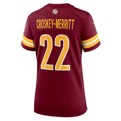 Jacory Croskey-Merritt Women's Team Game Jersey - Washington Commanders
