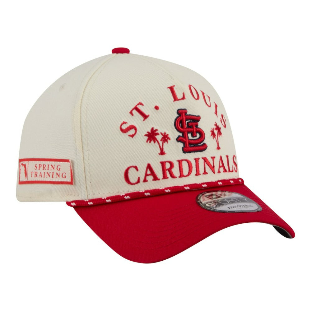 MLB St. Louis Cardinals New Era 2026 Spring Training Fan Pack Rope A-Frame 9FORTY Adjustable Hat